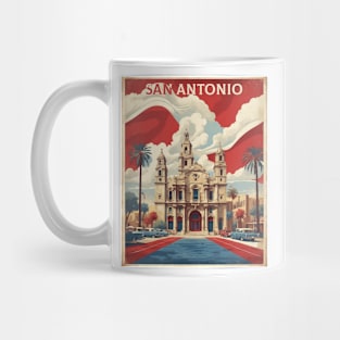 San Antonio Texas United States of America Tourism Vintage Travel Mug